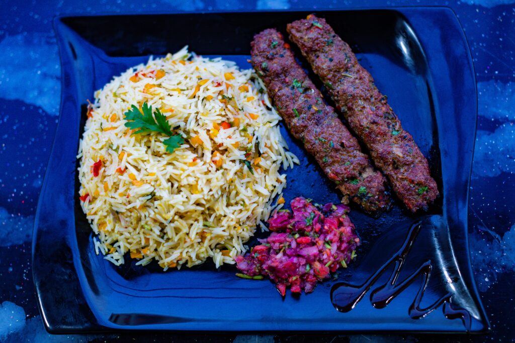 kabab rice mix receipe