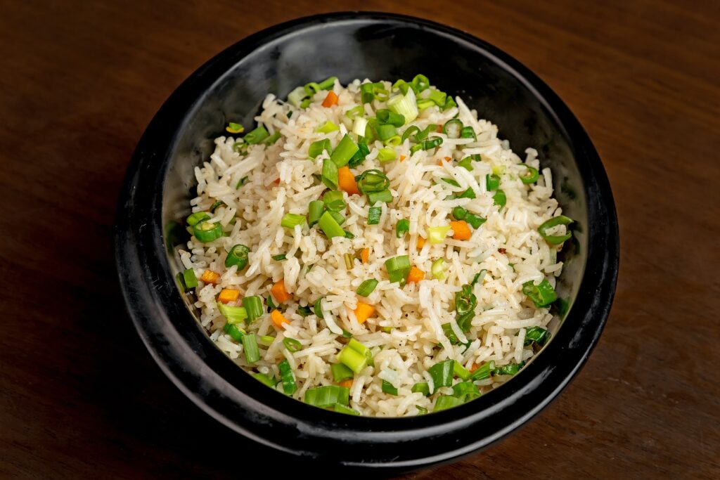 Vegetable Rice price of a daig