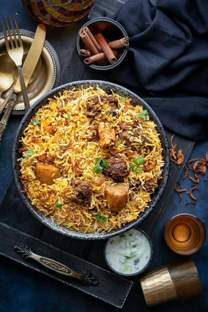 Sindhi Mutton Biryani and Pulao made of Mutton with Rice