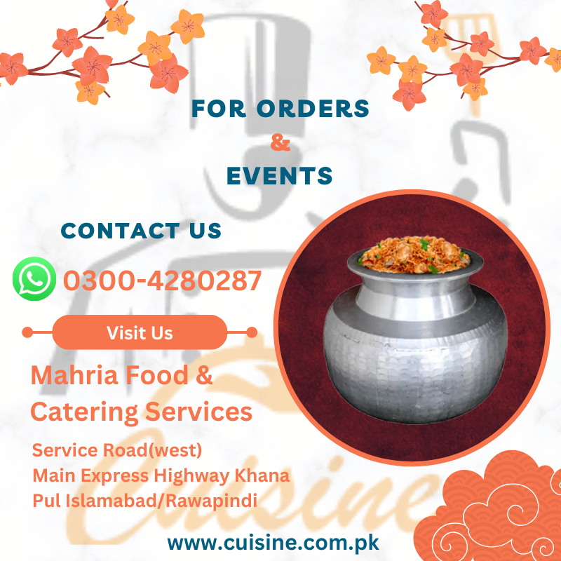 Mahria Foods and catering contact us